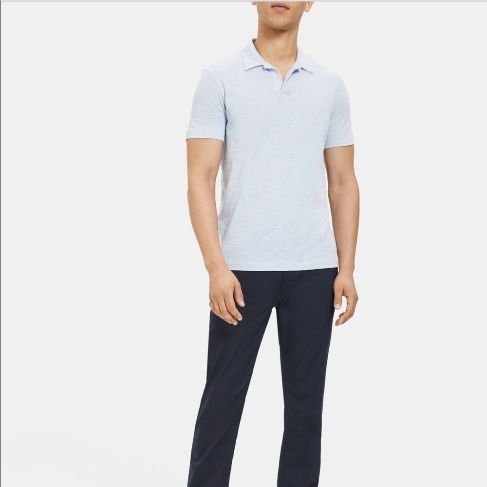 Theory mens short sleeve cotton polo